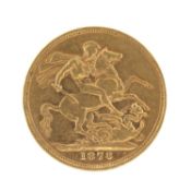 VICTORIA SOVEREIGN, 1878, Melbourne Mint, 7.95g Provenance: deceased estate Gwynedd