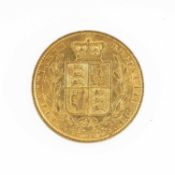 VICTORIA GOLD SOVEREIGN, 1853, obv. young head rev. shield, 7.9g Provenance: private collection