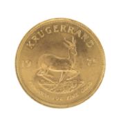 SOUTH AFRICA KRUGERRAND, 1975, 1oz fine gold Provenance: deceased estate Wirral