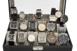 COLLECTION OF FASHION WRISTWATCHES including Michael Kors, Maurice Lacroix, Paco Rabanne, Raymond