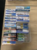 PIT-ROAD MILITARY WAR SHIP MODEL KITS, 21 boxed Provenance: deceased estate Wirral When boxed, the
