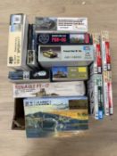 MILITARY VEHICLE MODEL KITS, assorted makes, 13 boxed Provenance: deceased estate Wirral When boxed,