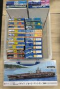 PIT-ROAD WARSHIP MODEL KITS, featuring 2008 George Washington US Navy Aircraft Carrier kit and