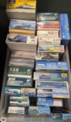 REVELL BATTLESHIP KITS, with other kits, various makes, 26 boxed Provenance: deceased estate