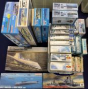 DRAGON HMS TRAFALGAR VS. SOVIET OSCAR CLASS SUBMARINE MODEL KIT, with sealed Dragon Soviet