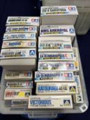 WATERLINE SERIES BATTLESHIPS, featuring CV-3 Saratoga kit and others, 19 boxed Provenance: