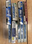 HASEGAWA MILITARY AIRCRAFT MODEL KITS, 11 boxed Provenance: deceased estate Wirral When boxed, the
