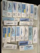 NIKO MODEL WARSHIP MODEL KITS, 23 boxed Provenance: deceased estate Wirral When boxed, the
