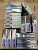 DRAGON WARSHIP MODEL KITS, featuring sealed HMS Daring Type 45 Destroyer and others unsealed, 17