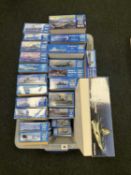 TRUMPETER WARSHIP MODEL KITS, 23 boxed Provenance: deceased estate Wirral When boxed, the contents