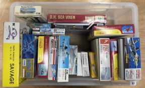 AIRCRAFT MODEL KITS, assorted makes, 17 boxed Provenance: deceased estate Wirral When boxed, the