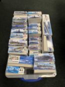 FUJIMI JAPANESE WARSHIP MODEL KITS, 24 boxed Provenance: deceased estate Wirral When boxed, the