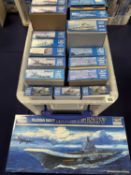 TRUMPETER RUSSIA NAVY KUZNETSOV 1:700 SCALE, with other Trumpeter models, 17 boxed Provenance:
