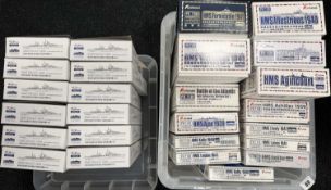FLYHAWK BATTLESHIP MODELS, featuring Deluxe Edition HMS Formidable 1941 and others, 26 boxed
