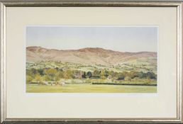 MAX A.S. HAMBLEN limited edition (233/250) colour print - Moel Famau, signed and numbered in pencil,