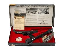 HURRICANE .22 AIR PISTOL, in original box, with a Nikko telescopic sight Provenance: deceased estate