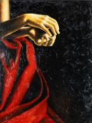 ‡ TRISHA LAMBI (Australian, b. 1962) oil on canvas - entitled verso 'Biding Time', dated 2009, 102 x