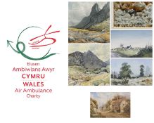 FREDERICK CLIVE NEWCOME (1847-1894) watercolour - Cumberland landscape, signed, 42 x 72cms; ROBERT