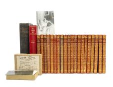 RUDYARD KIPLING NOVELS, leather-bound editions published by Macmillan, 1931; two further books