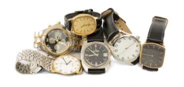 ASSORTED GENT'S WRISTWATCHES, including Bulova Accutron stainless steel wristwatch, Pulsar, HMO (