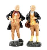 TWO ROYAL DOULTON DICKENS FIGURES, Micawber HN2097 and Pickwick HN2099 Provenance: private