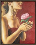 ‡ TRISHA LAMBI (Australian, b. 1962) oil on canvas - entitled verso 'The Gift Revisited', signed