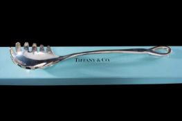 TIFFANY & CO. STERLING SILVER PASTA SERVER, designed by Elsa Peretti, 28cms (l), 5.08ozt (158g),