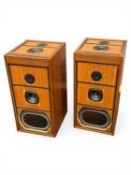 LINN, PAIR OF ISOBARIK DMS SPEAKERS, serial No. 002461/2, 77 (h) x 38 (w) x 42cms (d), together with