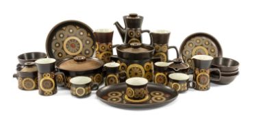 DENBY POTTERY ARABESQUE SAMARKAND TABLEWARE, approx. 70 pieces Provenance: private collection