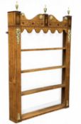 SATINWOOD & INLAID OPEN DISPLAY SHELF, in the Sheraton style, similar to the preceding lot, 103 (
