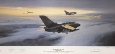 ASSORTED AVIATION PRINTS, principally modern jet fighters, including Mark Postlethwaite, Nicholas