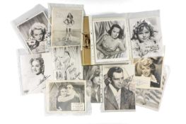 AUTOGRAPH ALBUM, principally movie stars of the 1950s, including Bob Hope, Shirley Temple Black,