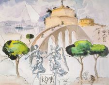 ‡ SALVADOR DALÍ (Spanish, 1904-1989) limited edition giclée print - entitled 'Roma 1949', with