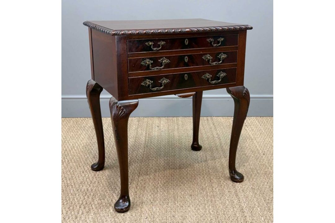 GEORGE VI SILVER 'DUBARRY' PATTERN TABLE SERVICE, John Sanderson & Son, Sheffield 1947/8, 151pc - Image 9 of 10