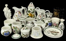 PORTMEIRION BOTANIC GARDEN TABLEWARE, including for various jugs, with pomona pattern coffee pot,