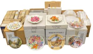 LARGE ASSORTMENT OF COLLECTOR'S PLATES, including Capodimonte, Wedgwood, and Royal Grafton, mainly