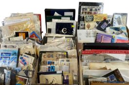 LARGE COLLECTION OF FIRST DAY COVERS, STAMPS & POSTCARDS Provenance: private collection Gwynedd