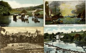 GOOD COLLECTION OF ANTIQUE & VINTAGE POSTCARDS, including Mabel Lucie Attwell, humorous, local
