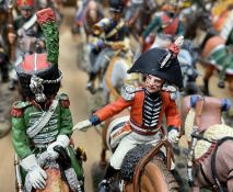 DEL PRADO COLLECTION OF PAINTED METAL FIGURES, 19th century cavalry, approx. 100 total Provenance: