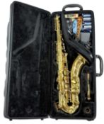 YAMAHA TENOR SAXOPHONE, with accessories, in Yamaha padded travel case Provenance: deceased estate
