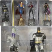 EAGLEMOSS DC COMICS CHESS COLLECTION, hand-painted metallic resin figures, approx. 52, with