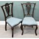 OFFERED WITH LOT 13 - VINTAGE CHAIRS, including a pair of elegant parlour chairs with upholstered - Image 3 of 5