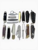 COLLECTION OF EARLY PENKNIVES including military examples Provenance: private collection
