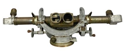 WWII PERIOD TELESCOPE IDENTIFICATION ANTI-AIRCRAFT MKII NO. 2120, 'Rabbit Ear' type, brass and