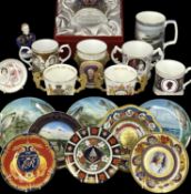 BOXED COMMEMORATIVE CHINA WARE, including Caverswall, Coalport, Royal Albert, Royal Worcester, Royal