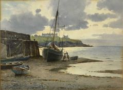 WARREN WILLIAMS (Welsh, 1863-1941) watercolour - rare composition for the artist, entitled verso '