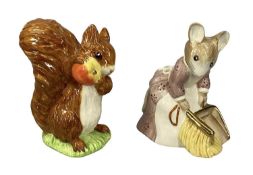 TWO BESWICK WARE LIMITED EDITION BEATRIX POTTER FIGURES, (1941/1947) Squirrel Nutkin and (1941/1947)