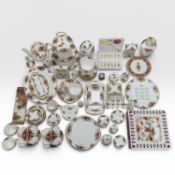 ROYAL ALBERT OLD COUNTRY ROSE CHINA, large assortment including teaware and tableware, three-tier