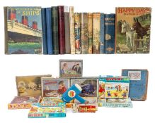 VINTAGE CHILDREN'S BOOKS, including 'The Boy's Own Bookshelf: Indoor Games and Recreations