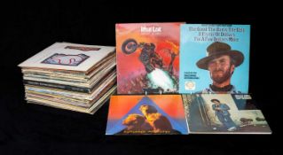 COLLECTION OF LP RECORDS, 70s and 80s rock and pop, including Meatloaf, The Police, Roxy Music,